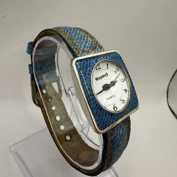 Women's Vintage Denim Aspect Watch Water Resistant (New Battery) ASPLS528 - Picture 5 of 8